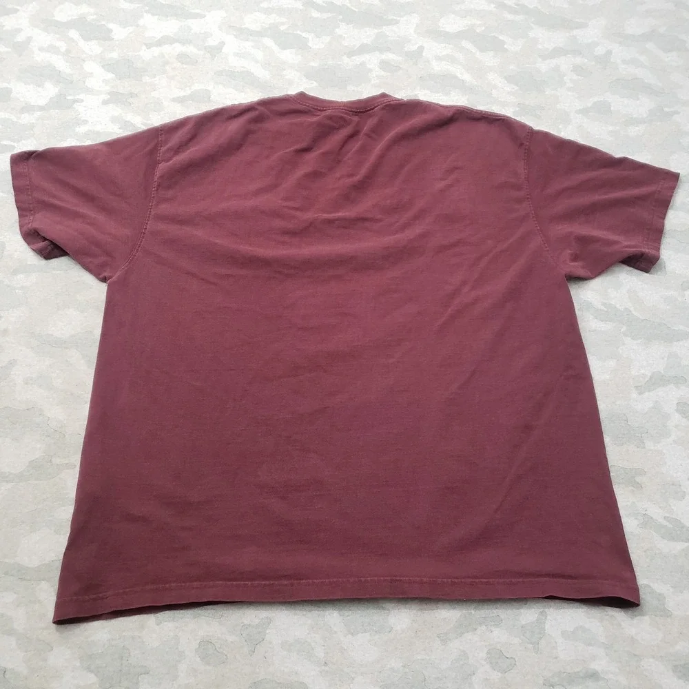 Carhartt‎ Shirt Mens 2XL Red Pocket Tee Workwear Outdoors Short Sleeve